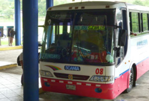 Costa Rica budget travel public bus